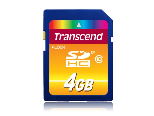 Transcend 4GB SDHC(CLASS 10) - TS4GSDHC10