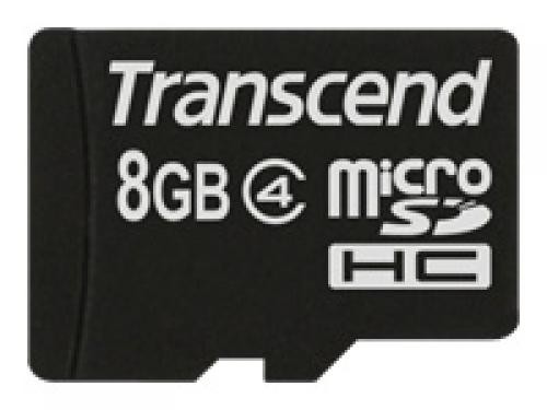 Transcend TS8GUSDC4 memoria flash 8 GB MicroSDHC Classe 4 cod. TS8GUSDC4