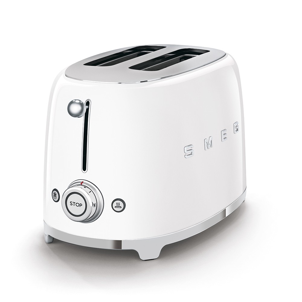 Smeg Tostapane 50's Style – Bianco LUCIDO 2x2 – TSF01WHEU cod. TSF01WHEU