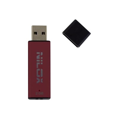 Nilox U2NIL2BL002R unità flash USB 2 GB USB tipo A 2.0 Rosso cod. U2NIL2BL002R