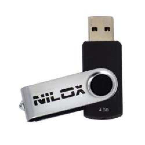 Nilox 4GB USB 2.0 unità flash USB USB tipo A Nero cod. U2NIL4BL001