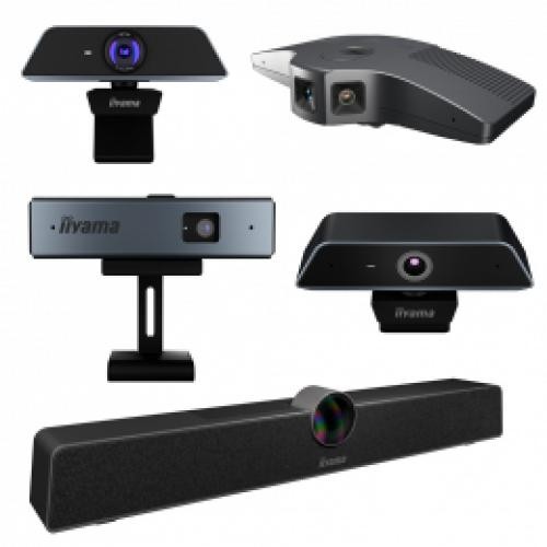 iiyama Webcam with autofocus, 4K UHD, 13MP, microphone (2x), USB-C - UC CAM80UM-1