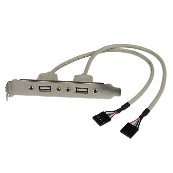 StarTech.com Adattatore piastra slot USB A femmina 2 porte cod. USBPLATE