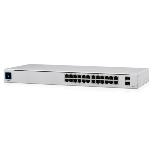 Ubiquiti UniFi USW-24-PoE-EU Gestito L2 Gigabit Ethernet (10/100/1000) Supporto Power over Ethernet (PoE) Grigio cod. USW-24-POE-EU