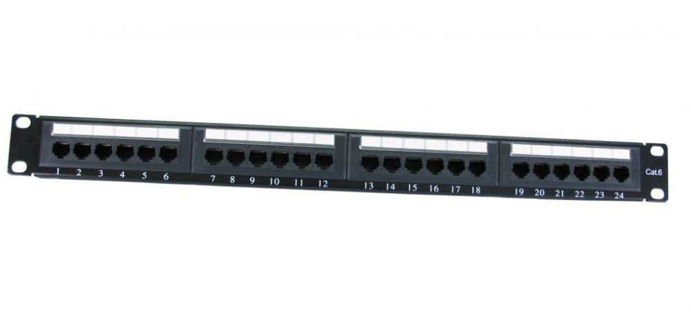 Cables Direct Cables Direct Cables Direct 24 Port Cat6 Patch Panel 1U (24 Port Cat6 Patch Panel) - UT-899544