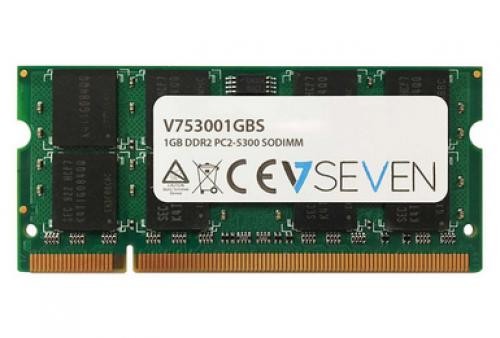 V7 1GB DDR2 PC2-5300 667Mhz SO DIMM Notebook Módulo de memoria - V753001GBS cod. V753001GBS