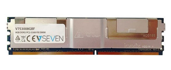 V7 8GB DDR2 PC2-5300 667Mhz SERVER FB DIMM Server Módulo de memoria - V753008GBF cod. V753008GBF