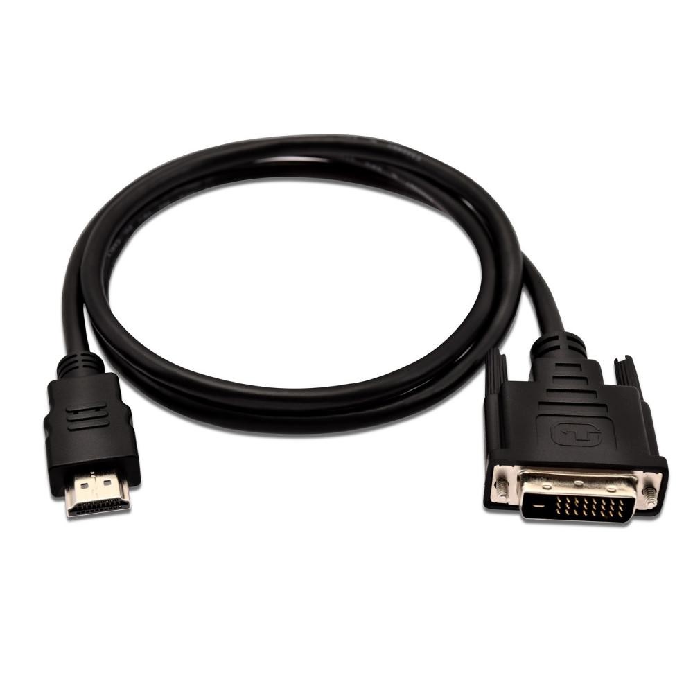 V7 1 m 3,3 piedi HDMI (m) a DVI-D Dual Link (m), nero cod. V7HDMIDVID-01M