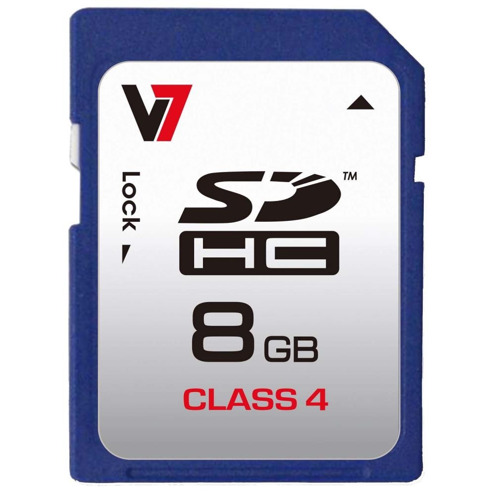 V7 SDHC 8GB Classe 4 cod. VASDH8GCL4R-2E