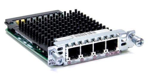 Cisco VIC2-4FXO voice network module RJ-45 cod. VIC2-4FXO