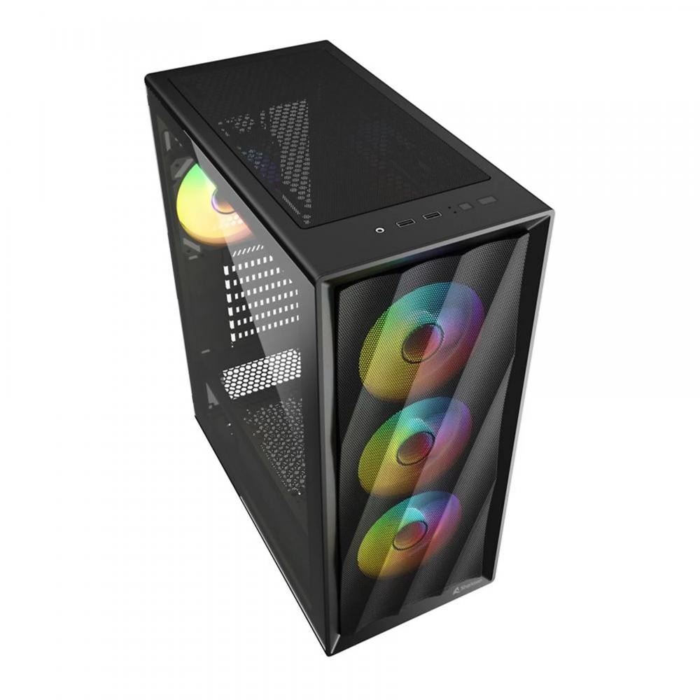 Sharkoon Sharkoon 2X U3, TG, 4X 120 ARGB FAN, ARGB CONTROLLER - VK4 ARGB BLACK