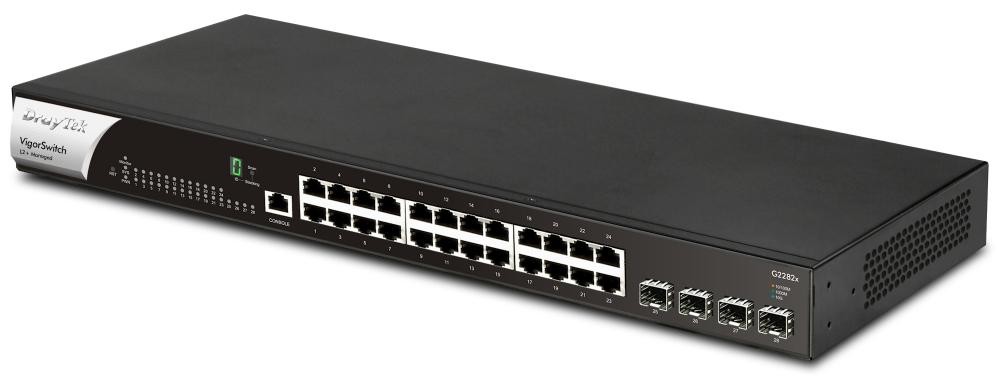 Draytek Draytek DrayTek VigorSwitch G2282x Gestito L2+ Gigabit Ethernet [10/100/1000] (DrayTek VigorSwitch G2282x) - VSG2282X-K