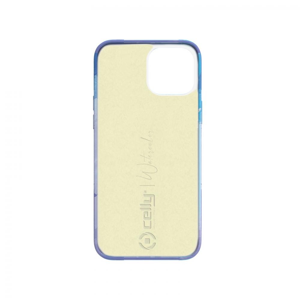 Celly WATERCOLOR iPhone 13 custodia per cellulare 15,5 cm (6.1") Cover Blu cod. WATERCOL1007BL