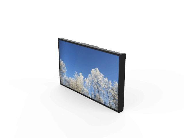 HI-ND Wall casing Landsca pe 75 Universal Black 190,5 cm (75") Nero cod. WC7500-0101-02
