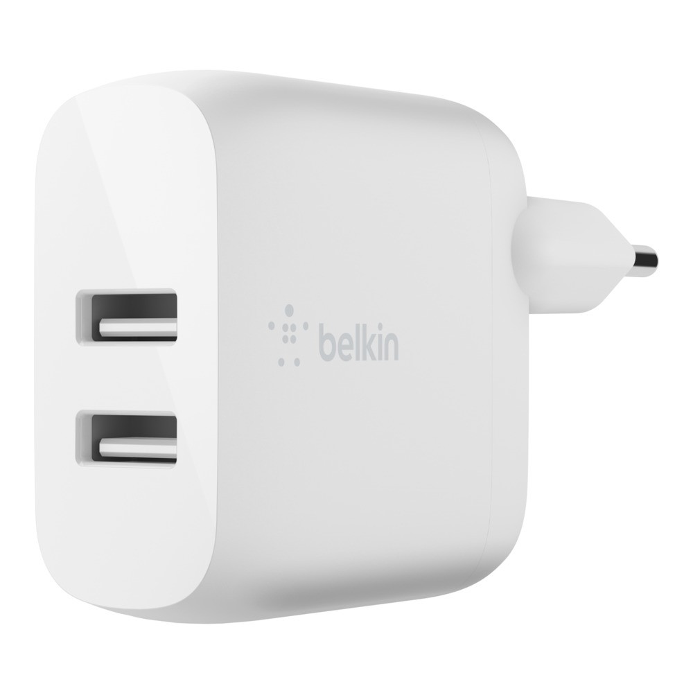 Belkin CARICABATTERIE 2 PORTE USB-A 12W cod. WCB002VFWH