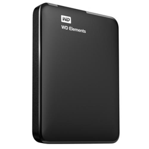 Western Digital Elements Portable USB Type-A 3.0 (3.1 Gen 1) 1000GB Black cod. WDBUZG0010BBK-EESN