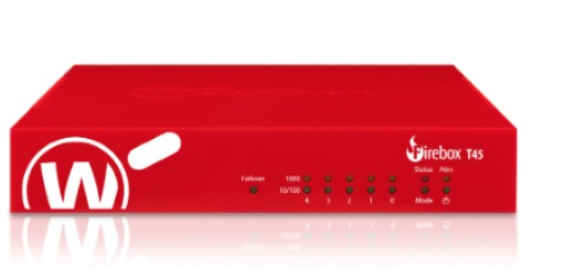 WatchGuard Firebox T45 firewall (hardware) 3,94 Gbit/s cod. WGT45001