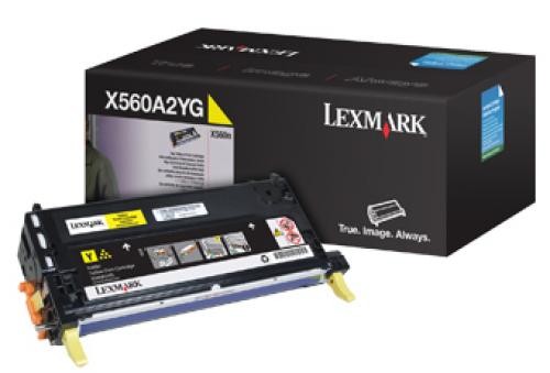 Lexmark X560 4K gele printcartridge - X560A2YG