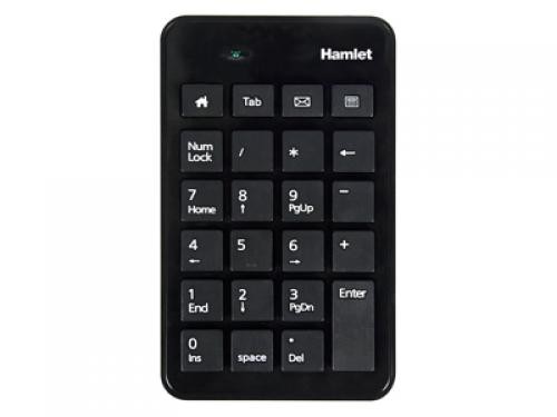 Hamlet Numeric Keypad tastierino numerico usb 2.0 nero cod. XKPADUBK