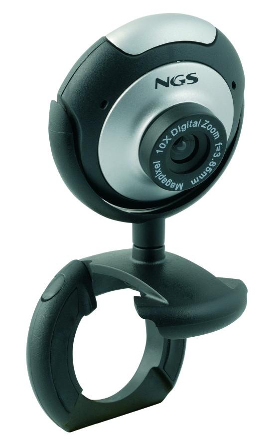 NGS XpressCam300 webcam 5 MP USB 2.0 Nero, Argento cod. XPRESSCAM300