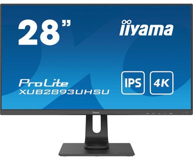 iiyama ProLite XUB2893UHSU-B1 Monitor PC 71,1 cm (28") 3840 x 2160 Pixel 4K Ultra HD LED Nero cod. XUB2893UHSU-B1