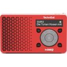 TechniSat DigitRadio 1 Personale Digitale Rosso, Bianco cod. 0023/4997