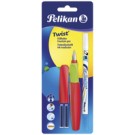 Pelikan Penna Stilografica Twist con 2 Cartucce e Cancellatore D'inchiostro cod. 005585