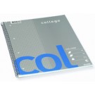 Bantex Col quaderno per scrivere A4+ 70 fogli Blu, Grigio cod. 100051857