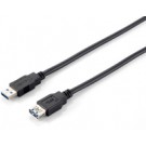 Equip 128398 Cavo di prolunga USB 3.0, da A/M ad A/F, 2,0 m, 5Gbps, nero cod. 128398