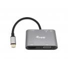 Equip Adattatore multifunzione USB-C 5 in 1, HDMI, VGA (HD15), PD 100W, USB3.0, AUX cod. 133483