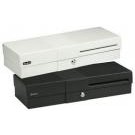 Anker cash drawer, top opening, dimensions (WxHxD): 482x100x175mm, 6 note compartments, 9 coin compartments, 1 receipt compartment, direct printer connection, order separately: ADS base, ADS cable, colour: anthracite - 16101.341-0120