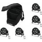 Eurolite Eurolite EUROLITE Set 5x LED SLS-603 + Soft-Bag (20000221) - 20000221