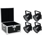 Eurolite Eurolite EUROLITE Set 4x LED PAR-56 HCL Short sw + EPS Case (20000327) - 20000327