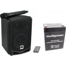 Omnitronic 20000329 sistema di amplificazione Sistema PA indipendente 40 W Nero cod. 20000329