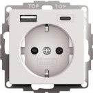 Gira Gira GIRA 245927 SCHUKO USB-Spannungsversorgung 2f System 55 (245927) - 245927