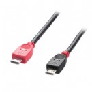 Lindy 31758 cavo USB 0,5 m USB 2.0 Micro-USB B Nero cod. 31758