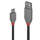 Lindy 36730 cavo USB USB 2.0 0,2 m USB A Micro-USB B Nero, Grigio cod. 36730