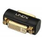 Lindy 41233 adattatore per inversione del genere dei cavi DVI Nero cod. 41233