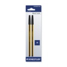 Staedtler Blister con 2 penne Noris nero cod. 434-09BK2I