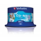 Verbatim CD-R AZO Wide Inkjet Printable - 43438/50