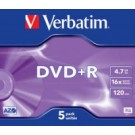 Verbatim DVD+R Matt Silver - 43497