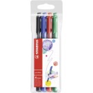 STABILO pointMax penna tecnica Nero, Blu, Verde, Rosso 4 pz cod. 488/4