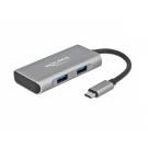 DeLOCK Hub esterno USB 10 Gbps USB Type-C con 2 x USB Tipo-A e 2 x USB Type-C. cod. 63260