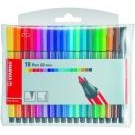 STABILO Pen 68 Mini marcatore Multicolore 40 pz cod. 6840/6