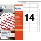 Avery 7537 etichetta per stampante Bianco Etichetta per stampante non adesiva cod. 7537