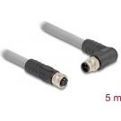 DeLOCK 80552 cavo per sensori e attuatori 5 m RST M12 Grigio cod. 80552