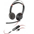 POLY Cuffie stereo Blackwire 5220 con connettore USB-A cod. 80R97AA