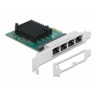 DeLOCK Scheda PCI Express x1 per 4 x Gigabit LAN cod. 89025