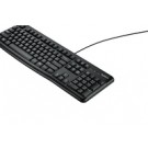 Logitech K120 Corded Keyboard tastiera USB QWERTY US International Nero cod. 920-002508