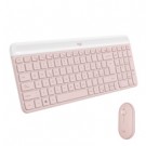 Logitech MK470 Slim Combo tastiera Mouse incluso RF Wireless QWERTY Italiano Rosa cod. 920-011318
